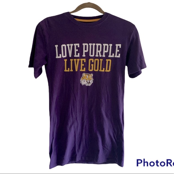 Majestic Tops - LSU Tigers Purple T-Shirt Small